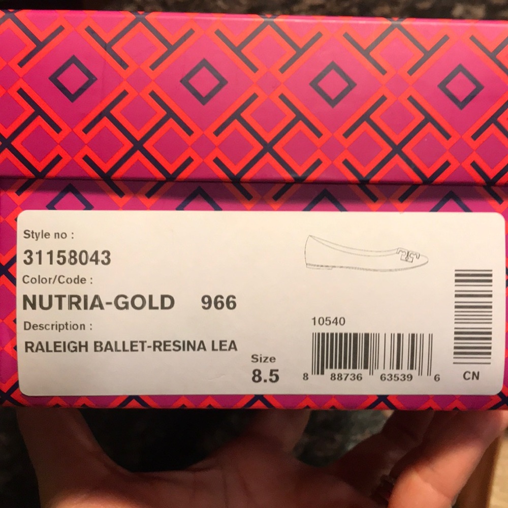 Tory Burch Raleigh Ballet- Resina Flat - Picture 2 of 2